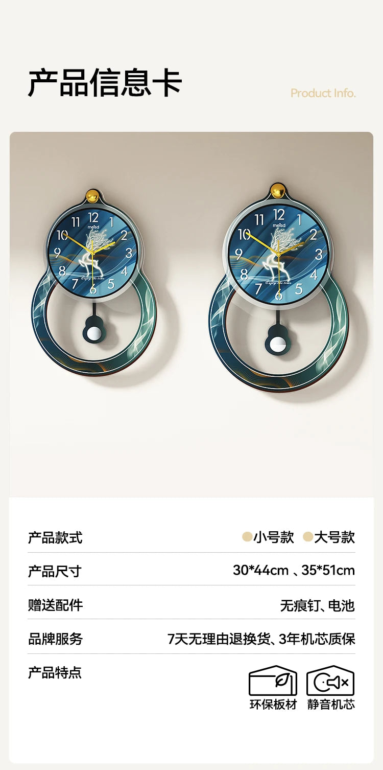 Kitchen Living Room Wall Clock Minimalist Design Unique Usa European Wall Clock Flowers Nordic Luxury Metal Horloge Decorarion