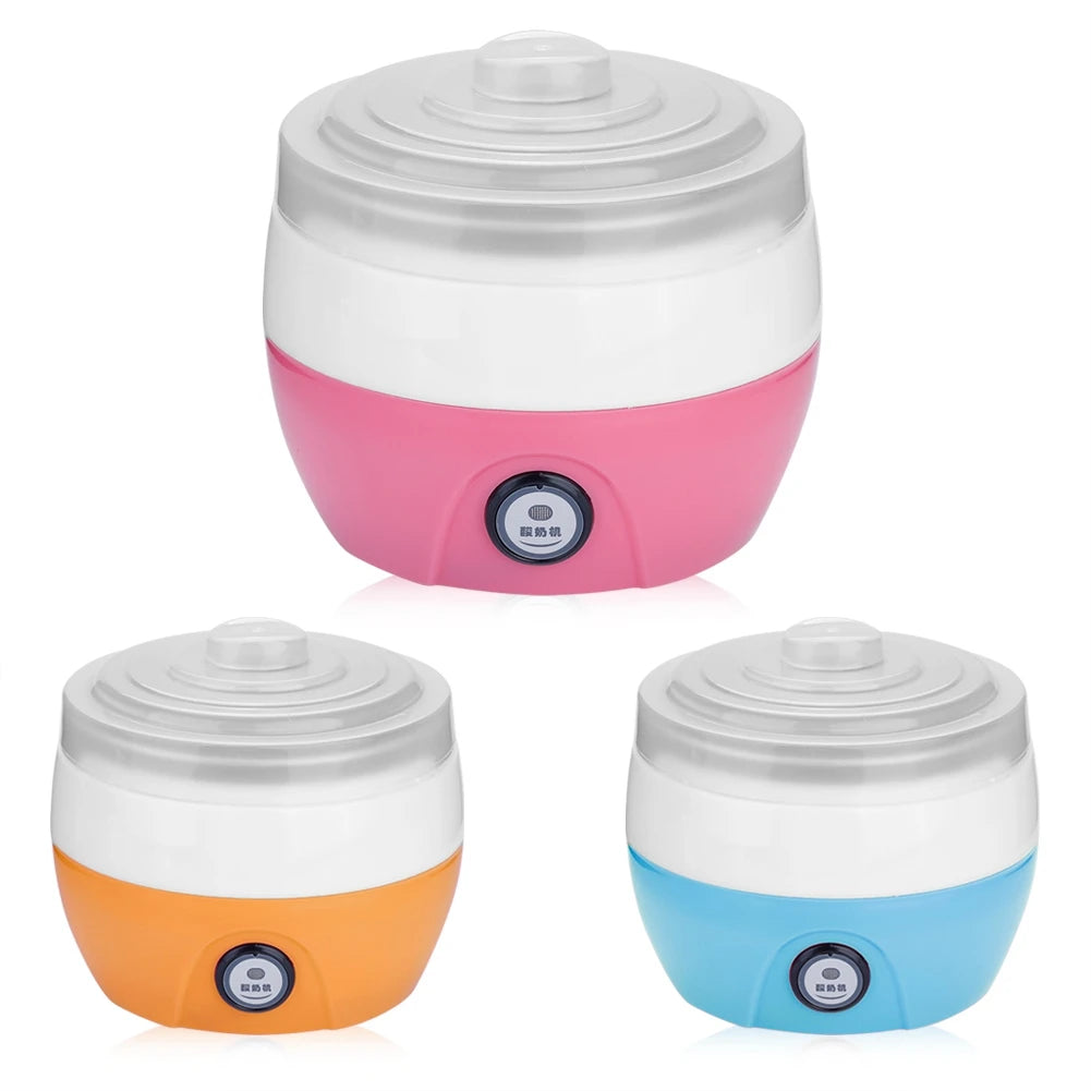 DIY Maker Household Automatic Electric Stainless Steel Inner Container Yogurt Machine Yogurt Maker Machine 1L for Kitchen Home