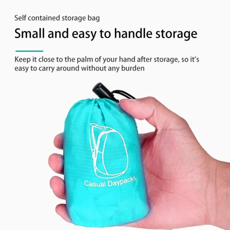 Outdoor Ultralight Folding Bag Waterproof High-volume Travel Bags Climbing Trekking Daypack for Men Women Nylon Pocket Rucksack