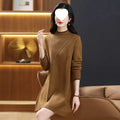 Women's Turtleneck Knitwear Top Long Sleeve Pullover Sweater Woman Clothing Fall Winter Knit Basic Blouse Wool Ladies Sweater