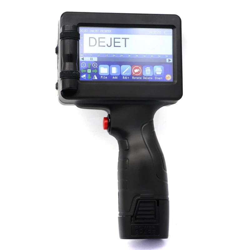 12.7mm Handheld Inkjet Printer 2588+ for QR Barcode Batch Date Number Logo Expiry Date Coding Machine Non-encrypted 25 Languages