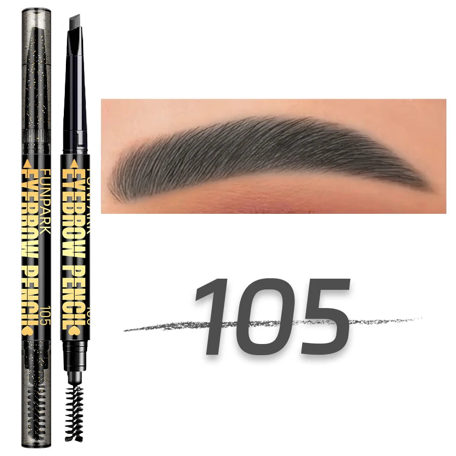 Double-head Eyebrow Pencil High Pigment Non-fading Waterproof Durable 5 Color Byebrow Pen Eye Makeup For Women Cosmetics