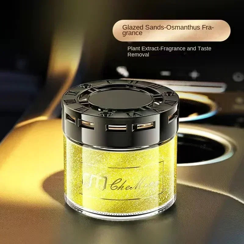 Car Aromatherapy Car Perfume Women's Special Car Odor Removal Classy Solid Balm Car Long-Lasting Light Fragrance