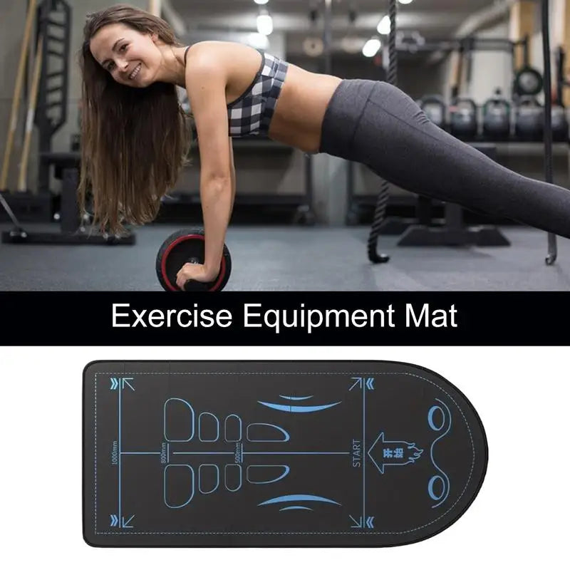 Abdominal Knee Mat Non-Slip Knee Mat Ab Roller Abdominal Exercise Mat 7mm Thick Floor Pad Sound Insulation Knee Pad for Gym