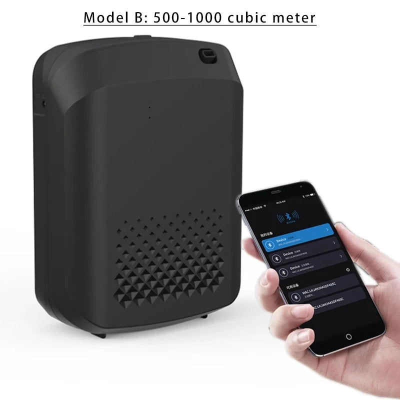 Room Fragrance Diffuser Wall Mounted Hotel Air Freshener Bluetooth Flavoring Diffuser For Essential Oil Electric Smell For Home