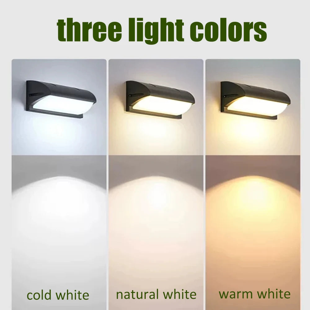 Outdoor LED Wall Lamp Waterproof Exterior Wall Light For Porch Garage Garden Courtyard Villa Indoor Wall Lamp Light 110V 220V