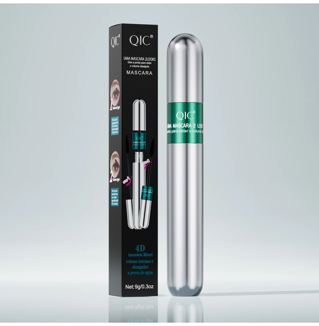 4D Black Mascara Thickening Lengthening Curling Waterproof Sweatproof Mascara For Beginners