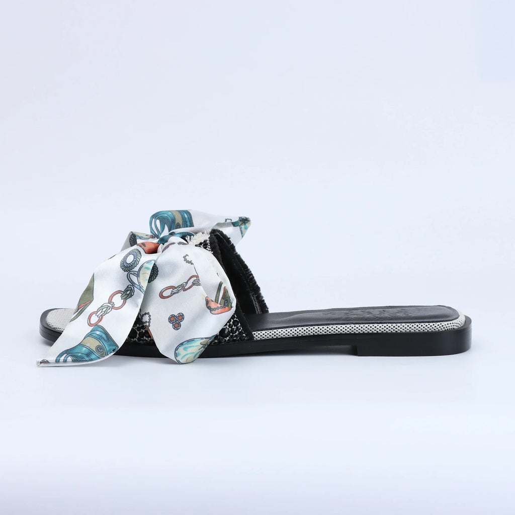 Women's Dressy Flat Rhinestone Sandals Comfortable Slip On Leather Sandals Shoes Women 2024 Luxury Brand High Quality Shoes