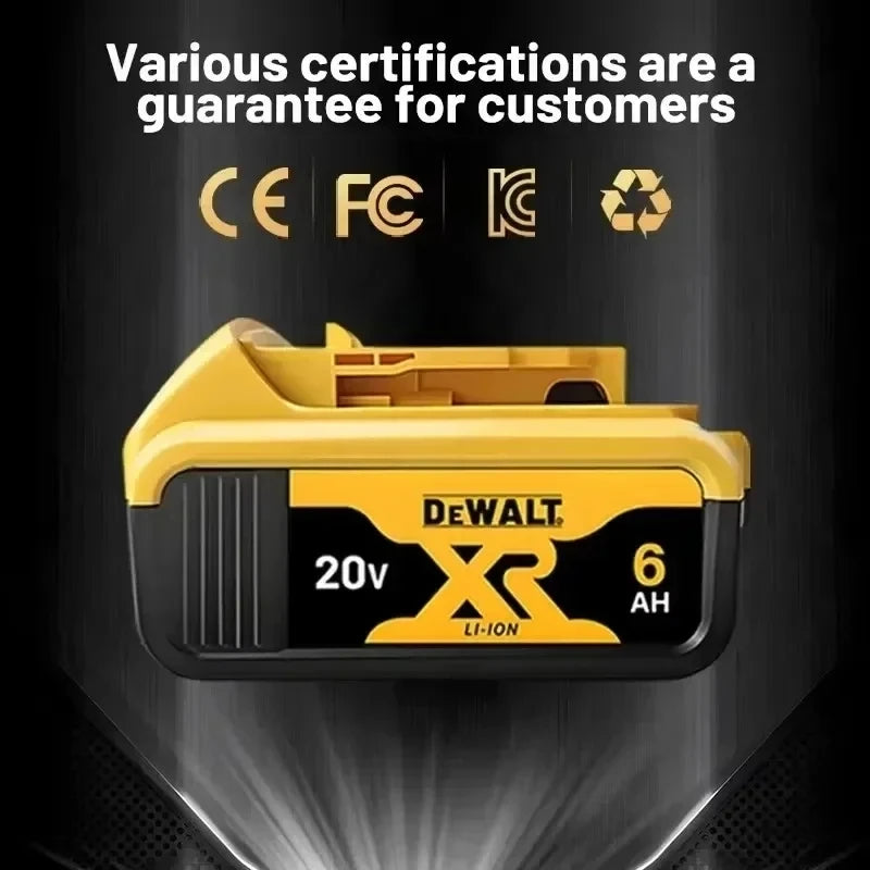 Original Dewalt 20V/60V 9.0Ah Power Tool Battery DCB206 DCB205 DCB200 DCF887 DCG405 DCD791 DCF922 DCF850 DCD805 Tool Battery