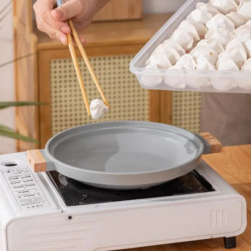 Kitchen Storage Box Refrigerator Organizer Transparent Food Containers Tray For Dumpling Fruits Vegetables Meat Cake