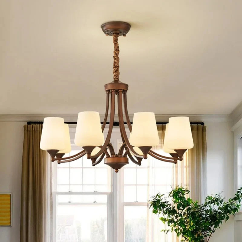 Antique chandeliers retro mid century modern lighting living room LED dining room hanging light indoor home decoration lighting
