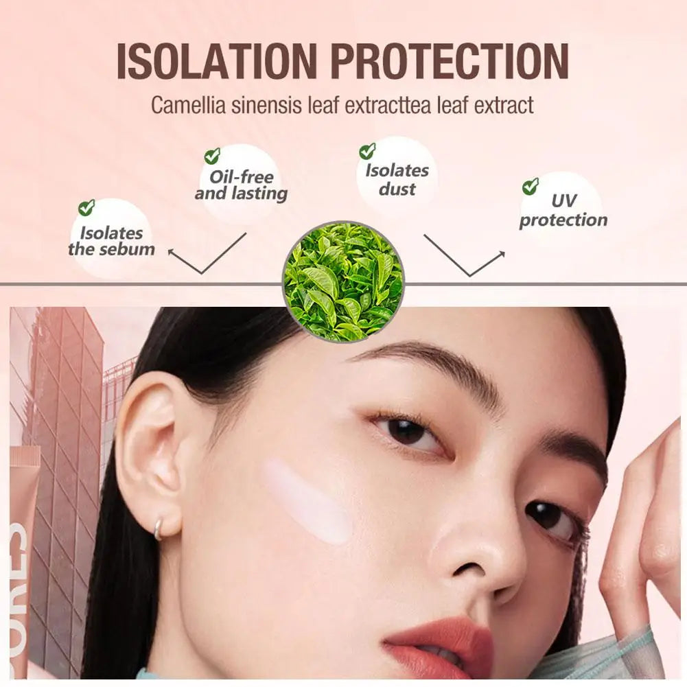 Face Makeup Base Poreless Primer 20ml Lightweight Matte Finish Oil-Control Foundation Primer Cosmetics 1/5/10PCS