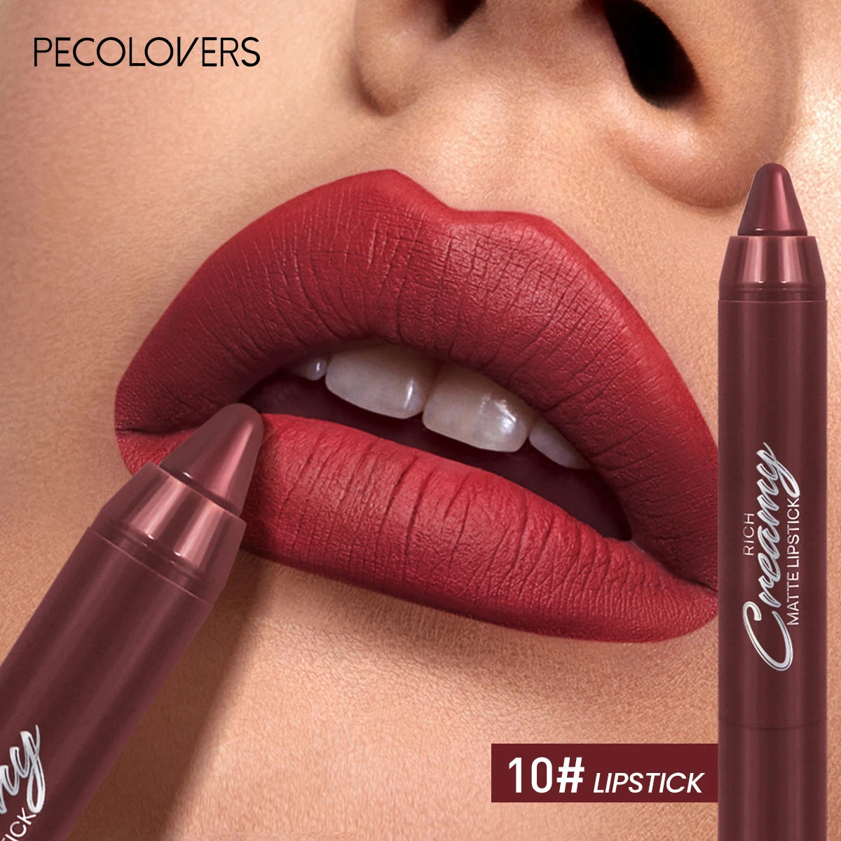 Smooth Lip Glaze,Waterproof, Moisturizing Matte Lipstick Pen,Perfect for Party & Stage Makeup