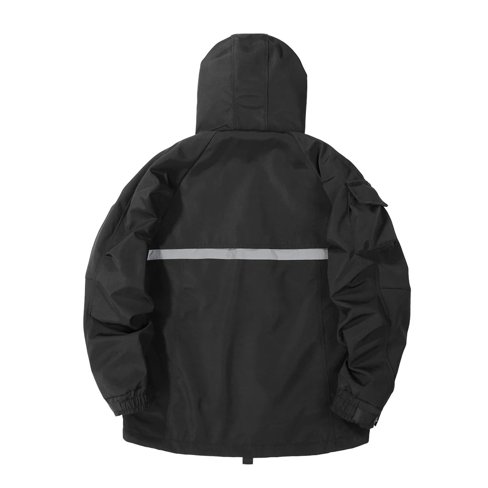 11 BYBB'S DARK 2025 Tactical Jackets Hooded Windbreaker Mens Cargo Function Jacket Fashion Coats Outwear Techwear Streetwear  ﻿