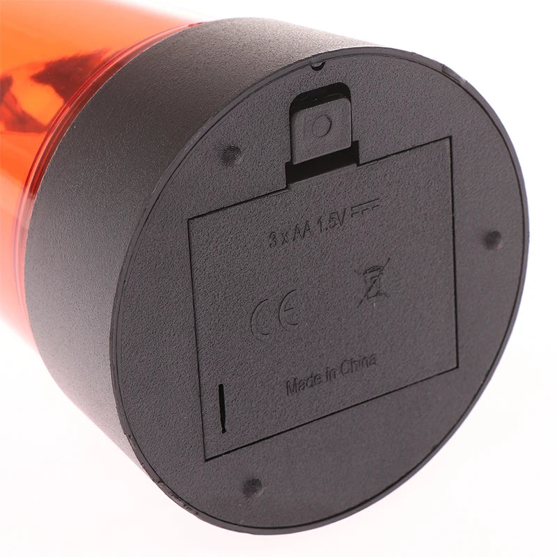 LED Strobe Light for Car: Flashing Circular Signal Lamp, Battery-Powered, Ideal for Ceiling Mount in Truck or School Vehicle