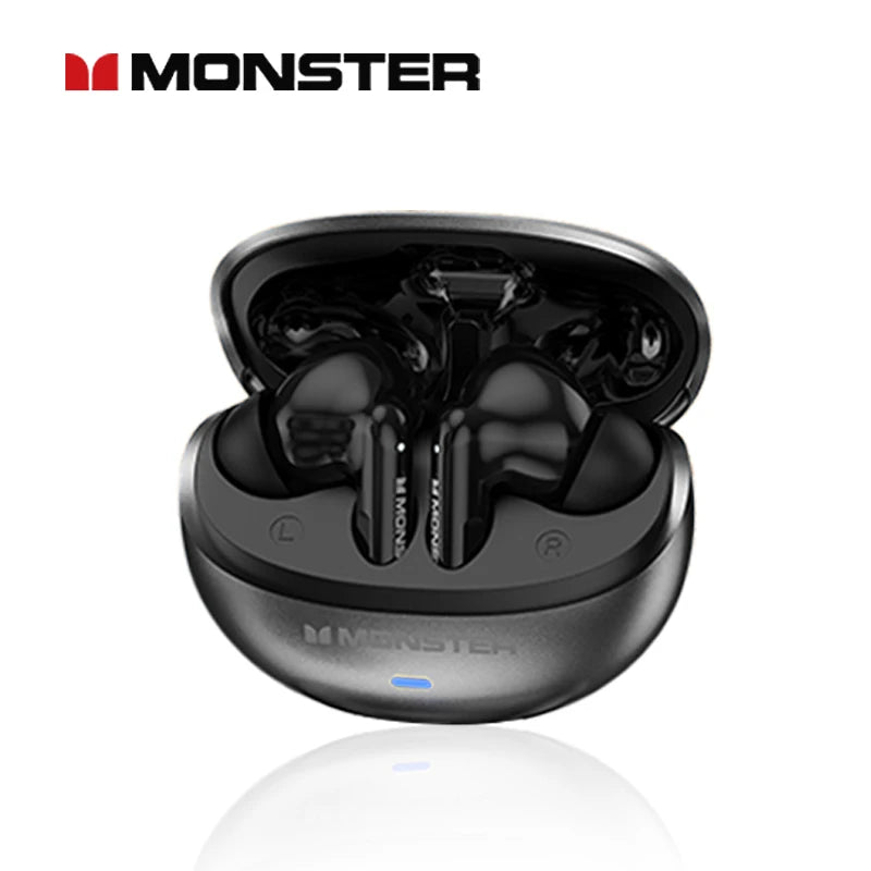 Monster MQT39 TWS Wireless Bluetooth 6.0 Earphones Hifi Stereo Earbuds Noise Reduction Headphones Gaming Sports Headset with Mic