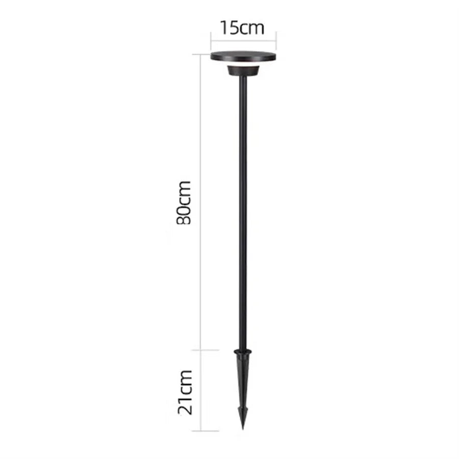 60/80CM Outdoor Pathway Bollard Lighting Waterproof Courtyard Garden Lawn Lamps LED Villa Landscape Fence Path Post Light