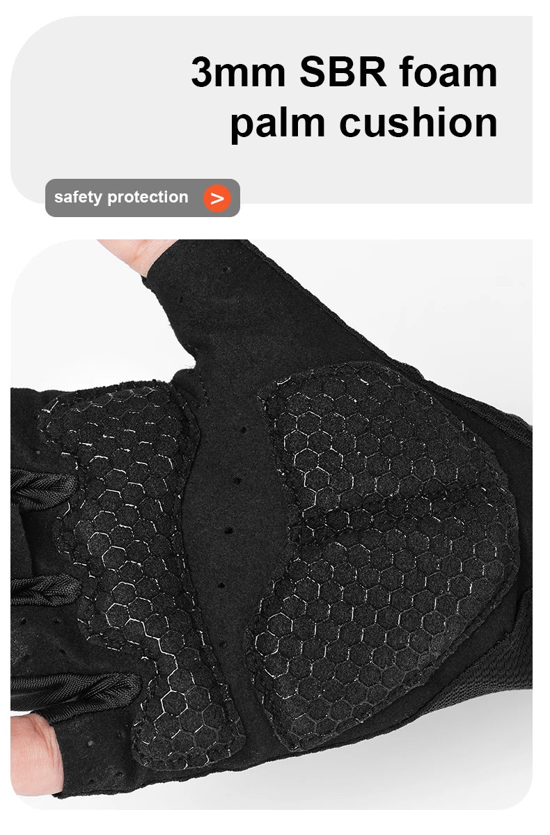 INBIKE Cycling Gloves Half Finger Summer Men Women MTB Gloves Shock-absorption Mountain Bike Sports Gloves Cycling Accessories