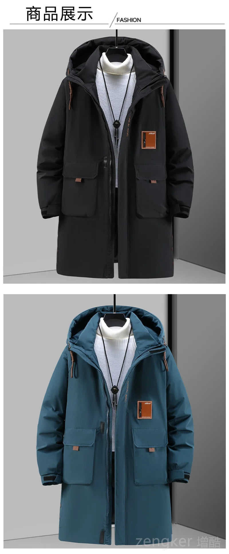 Winter thick medium-length cotton coat plus size loose winter jacket tide jacket big yards clothing man 12XL 11XL 10XL Parkas