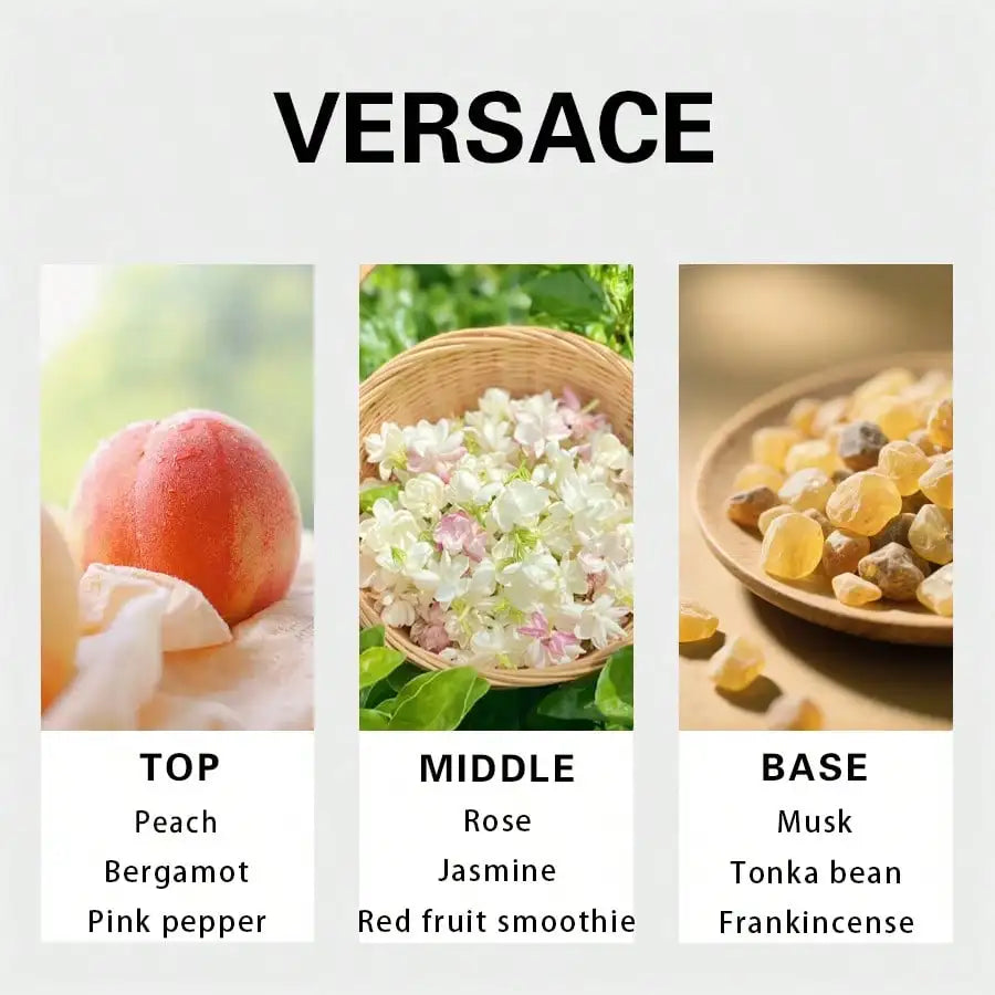Versace Crystal Emerald women Eau De Parfum 90ml Floral-Fruity Scent Women's Perfume Authentic Original Long-Lasting Fragrance
