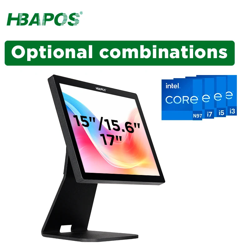 ATV&UTV15'' Main Display All in One Cash Register POS System Machine Billing System Terminal