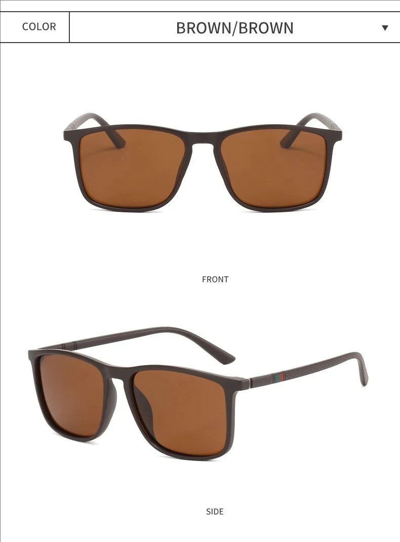 New Style Sun Glasses Driving Glasses Fashionable Square Sun Glasses Men And Women Anti-ultraviolet Sunglasses 1166