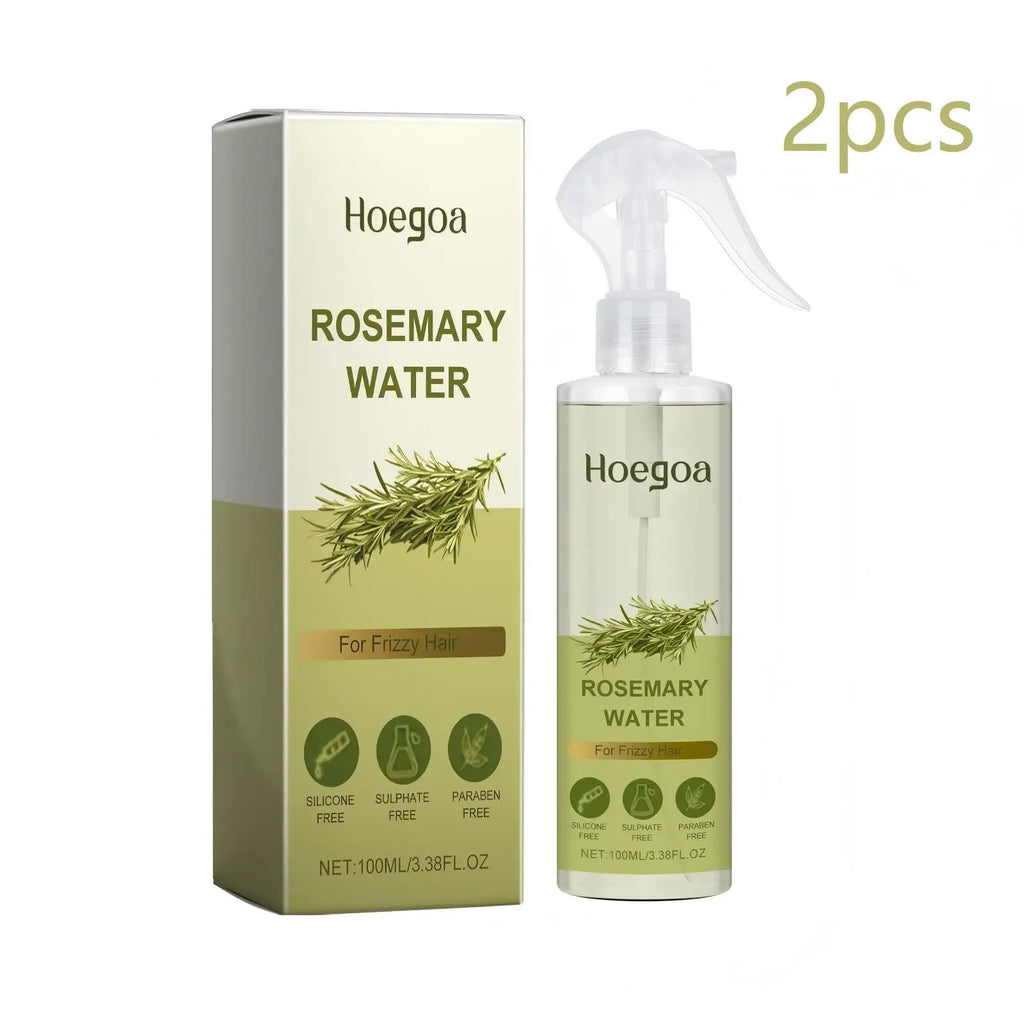 Hoegoa Rosemary Hair Spray Prevent Hair Loss Treatment Thicken Hair Strengthener Refreshing Moisturizing Hair Care Spray 100ml