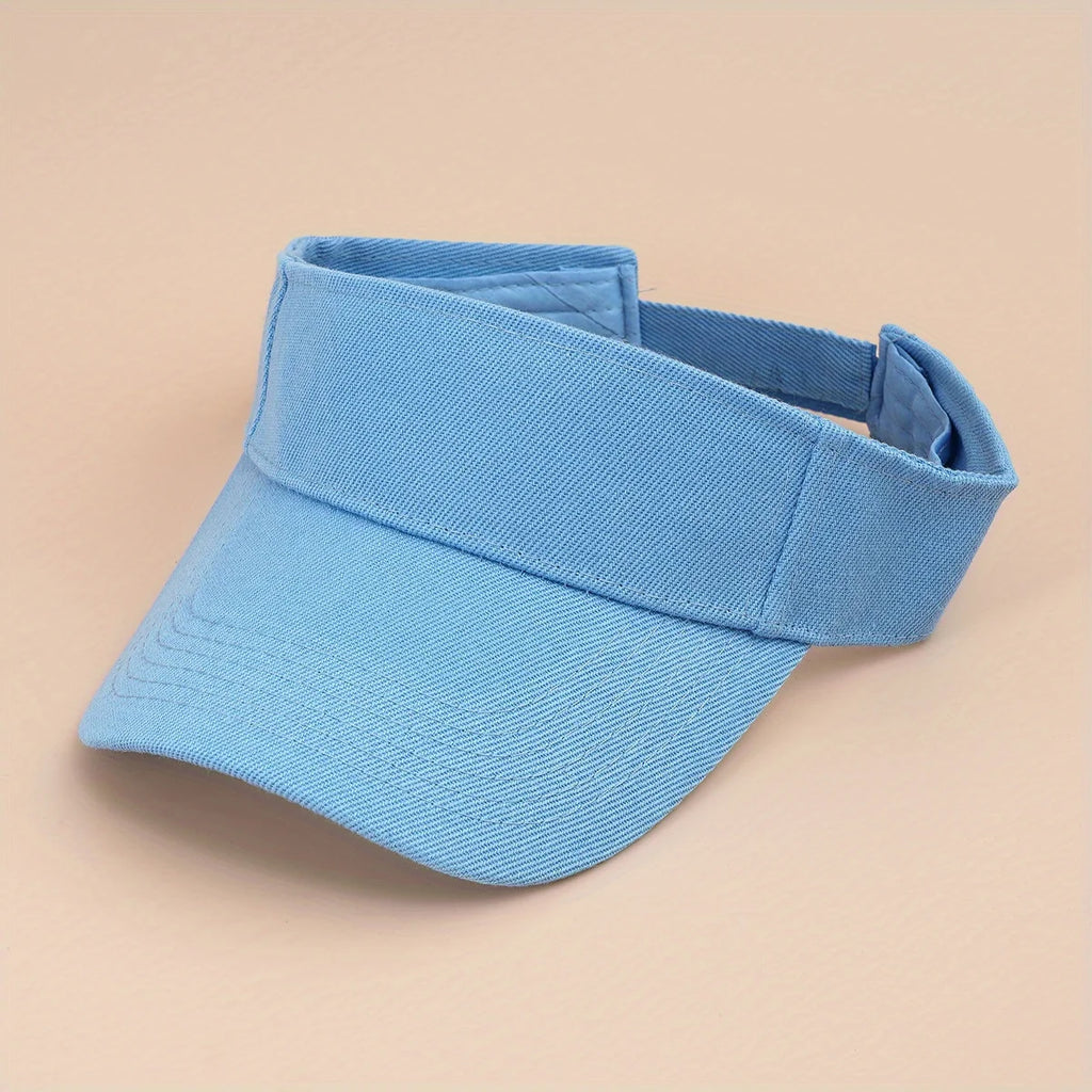 new solid color hollow top hat adjustable duck tongue hat sun hat summer men women suitable for sports riding daily out running