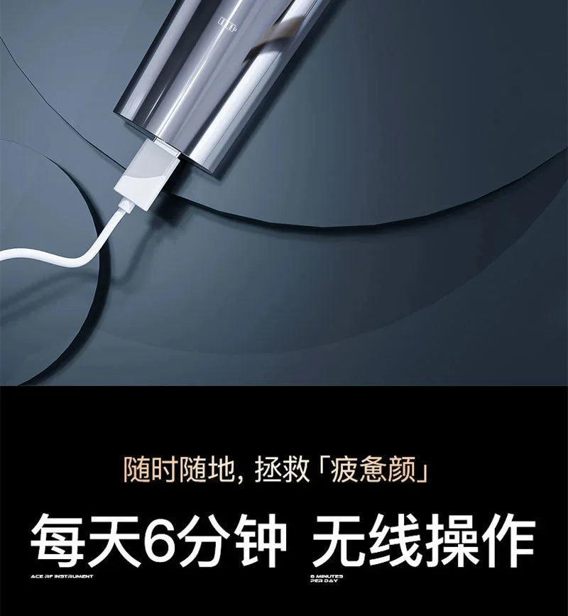 Home Use Facial Massager Anti Aging Microcurrent Device Red Light Therapy RF Skin Tightening Beauty Instrument For Face Lifting