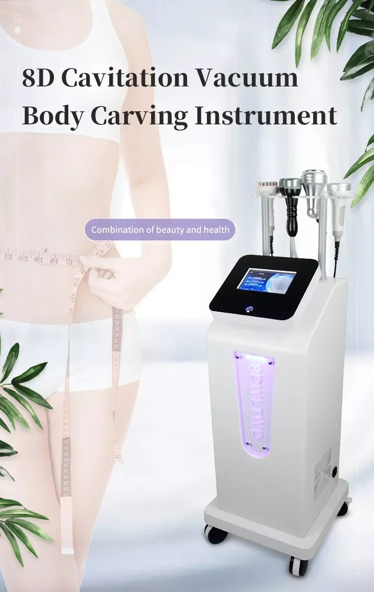 5D/8D Carving Slimming Vacuum Cavitation Ultrasonic Weight Loss Body Sculptig Fat Cellulite Removal Beauty Machine Shape Massage
