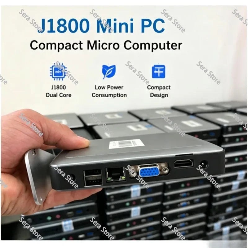 Mini PC J1800 Low Power Thin Client ITX Micro Computer Dual Core Portable Industrial Energy Saving