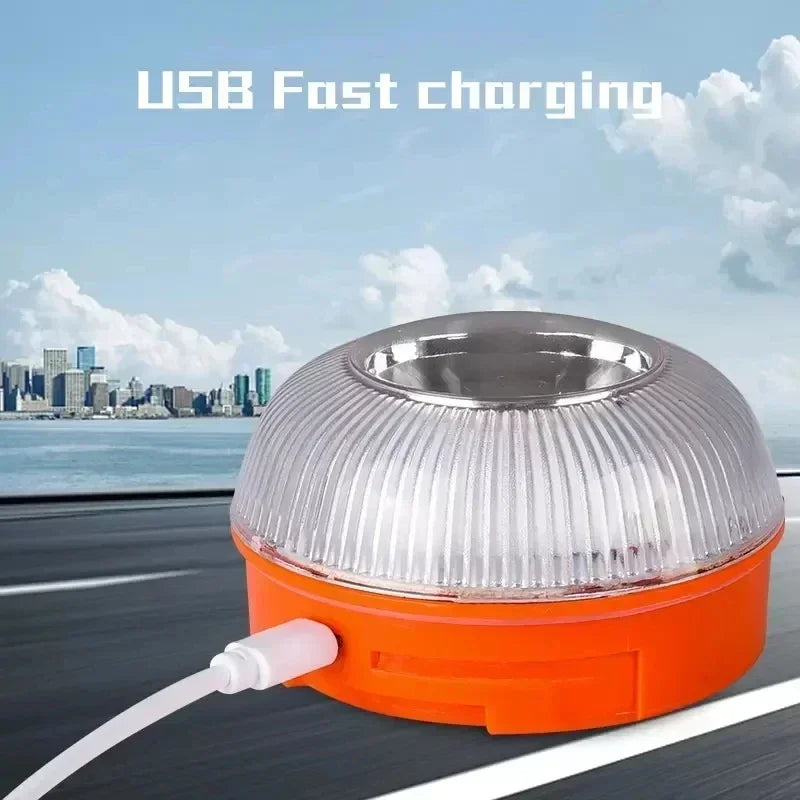 V16 LED Automotive Emergency Light Explosion Proof Flashlight Magnetic Induction Flashlight Safety Accessories