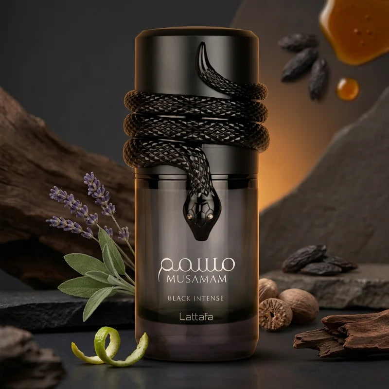 100ml Eau De Parfum Men's Fragrance Woody Aromatic Saffron Lavender Cedar Amberwood Incense Tonka Bean Sandalwood Long Lasting