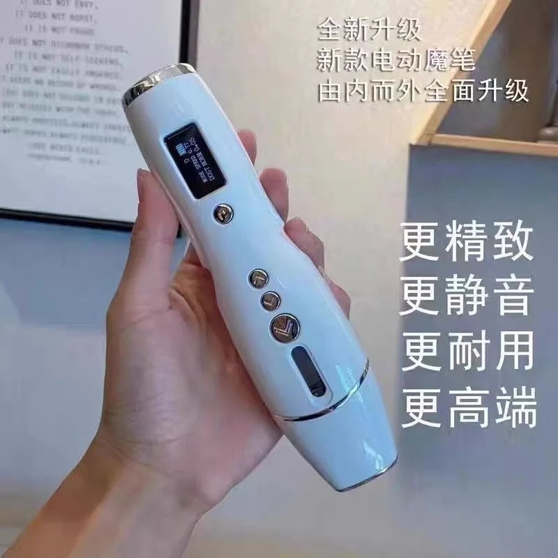 Fully automatic electric beauty carving machine with intelligent import of beauty filling magic pen with cartridge bottle 20pcs