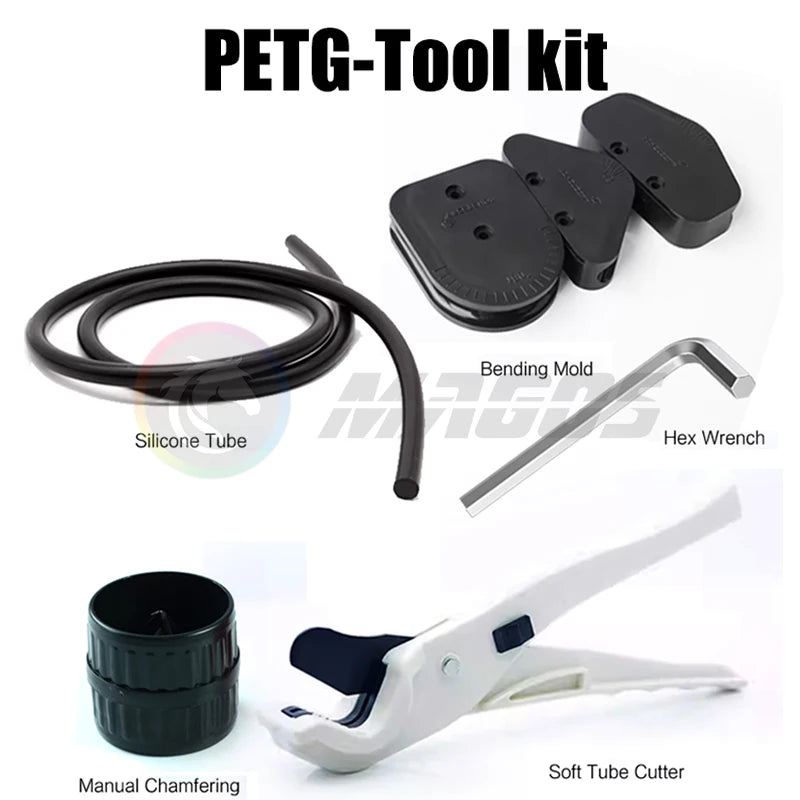 Computer Water Cooling Cutting Tool Kit Bender For Acrylic / PETG Hard Pipe Tubing Outer Diameter 12mm 14mm 16mm Optional