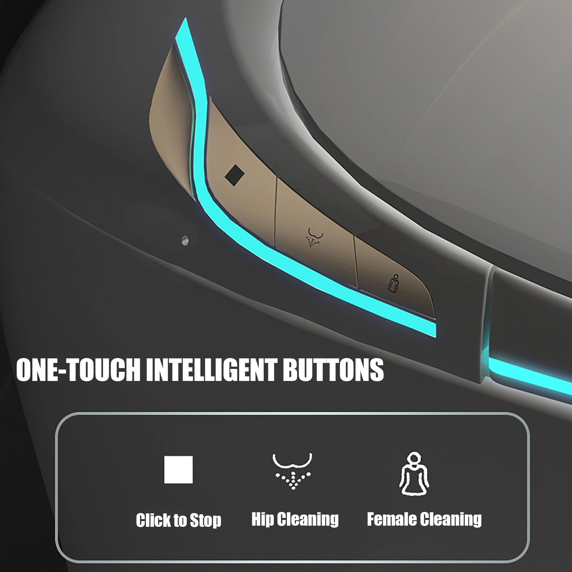 High-end Top Sale WC Intelligent Water Closet Floor Mounted Ceramic Automatic Luxury Toilet Bidet Smart Toilet Bowl Elongated