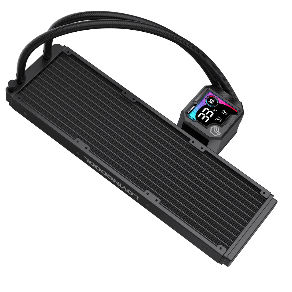 LOVINGCOOL AK Water Cooler 240mm 360mm Broken Code Screen Dynamic Digital Display Liquid Cooler ARGB Abyss Mirror Cold Radiator