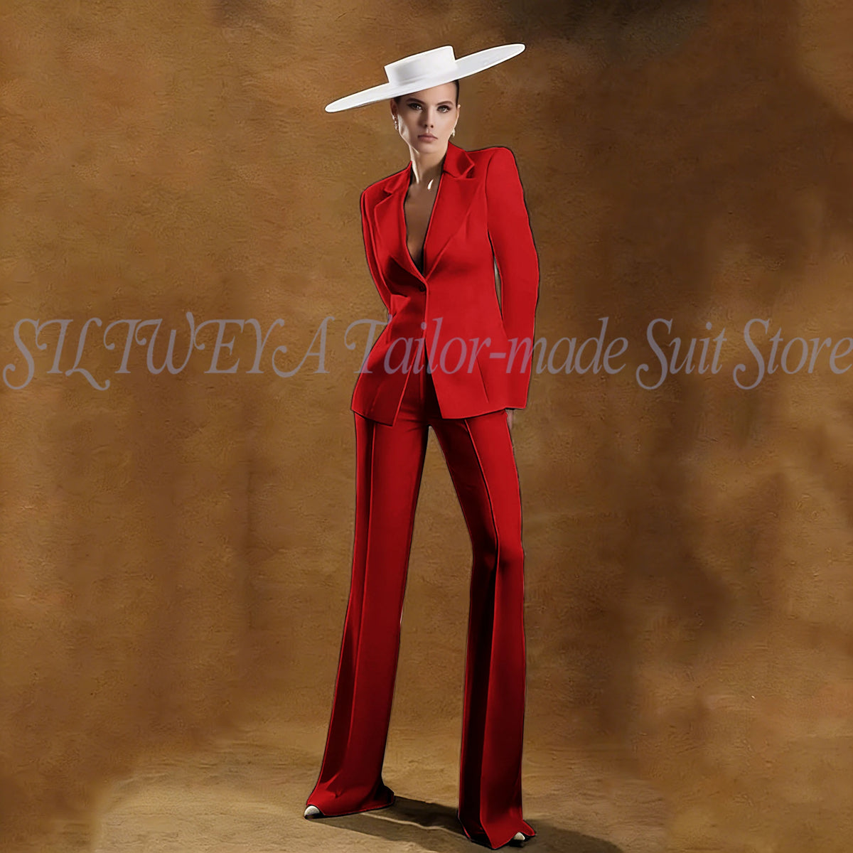 Ladies White Tailored Blazer Trousers Set Workplace Business Occasion Formal Attire 2026 Women Fashion Chic Office Commute Suit