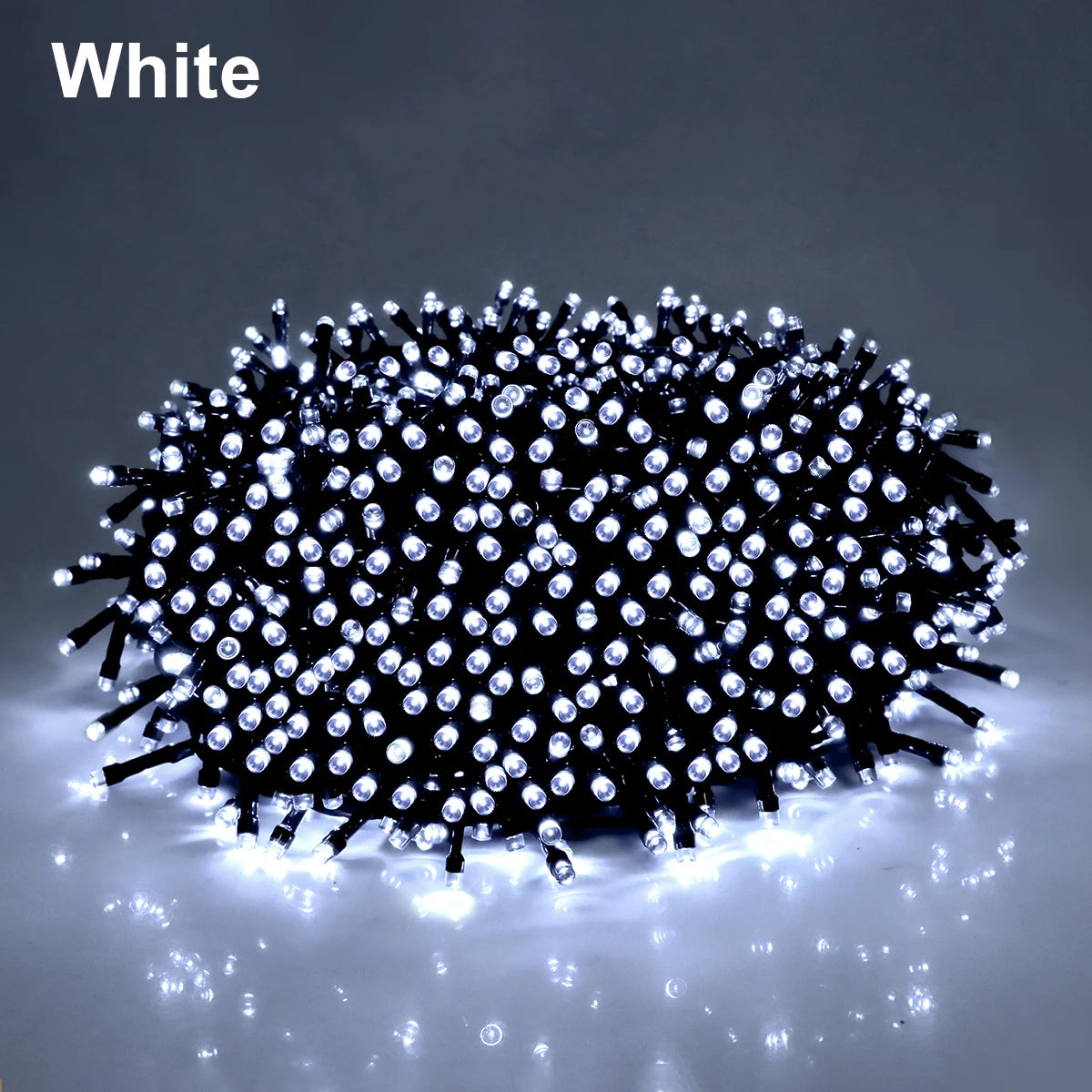 Built-in Large Capacity Battery Solar Outdoor Led String Lights Waterproof Durable Garden Lamp for Camping Wedding Birthday Part