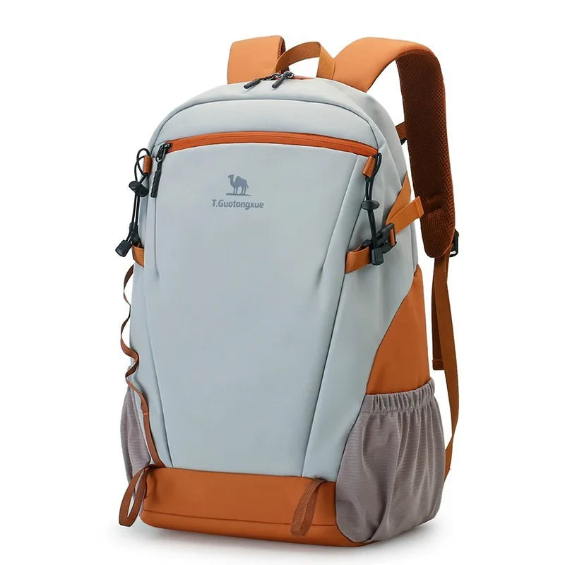 Men's Outdoor Large Capacity Backpack Travel Bag Women's Casual Hiking Bag Waterproof Lightweight Double Shoulder Bag
