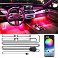 USB Neon Car Interior Decorative Lamps Strips Atmosphere Lights  Remote Music App Control RGB  LED Ambient Lights Party Lamps