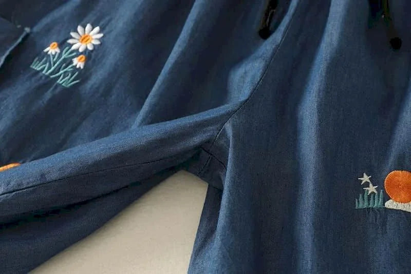 Denim Shorts Women Summer Wear Vintage Drawstring Elastic Waist Ruffle Wide Leg Pants Casual Loose Jean Shorts Women Clothing