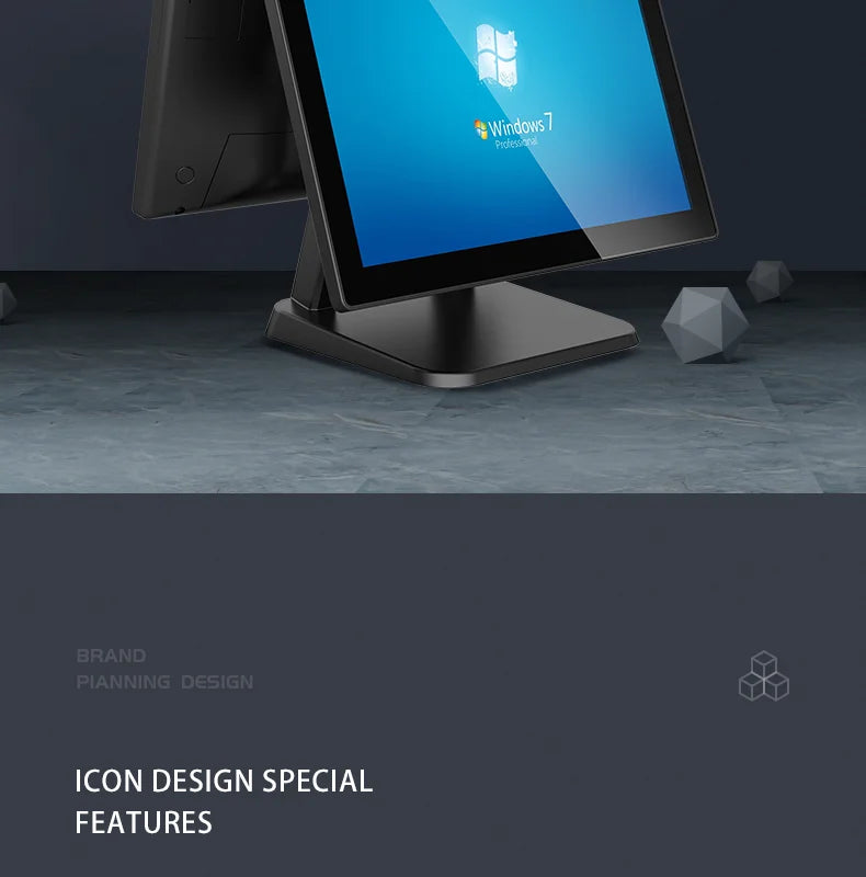 All-in-One Windows POS Billing Machine Twin Screen Touch Screen Cash Register For Retail And Restaurant Business
