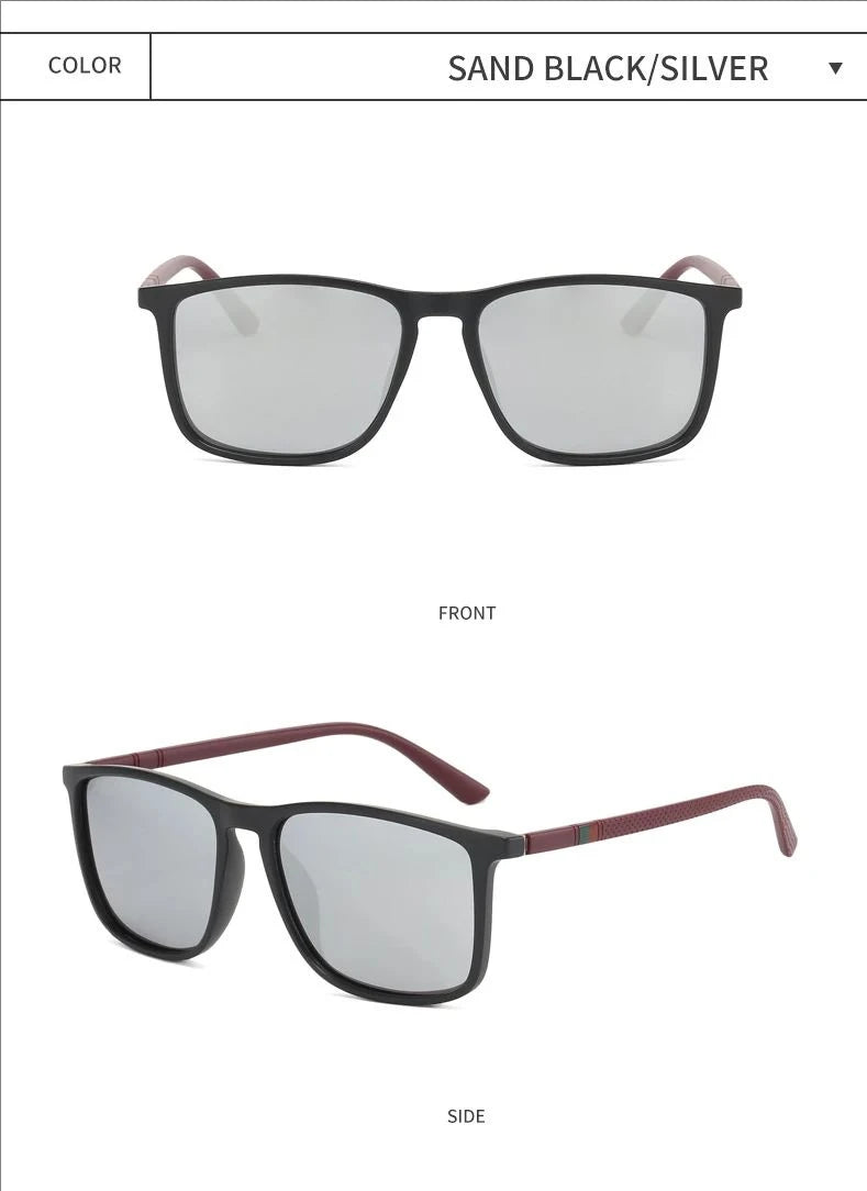New Style Sun Glasses Driving Glasses Fashionable Square Sun Glasses Men And Women Anti-ultraviolet Sunglasses 1166