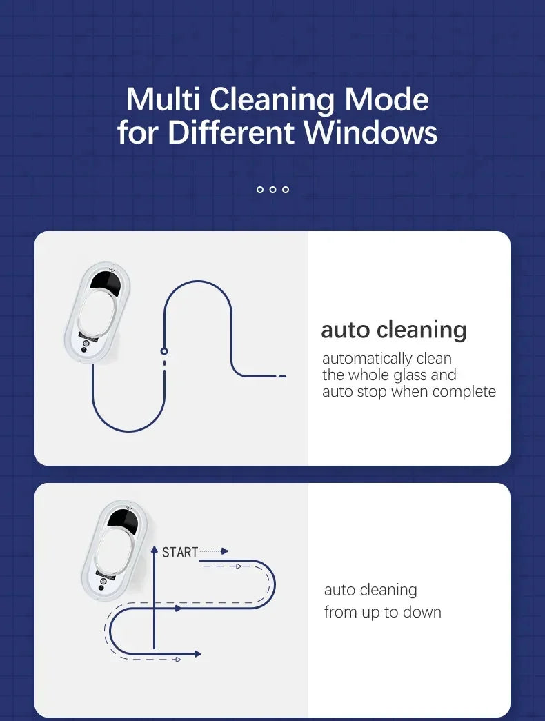 110V 220V Automatic Electric Window Cleaner Glass Cleaning Tool Hotel Home Cleaning Window Cleaning Robot Remote Control