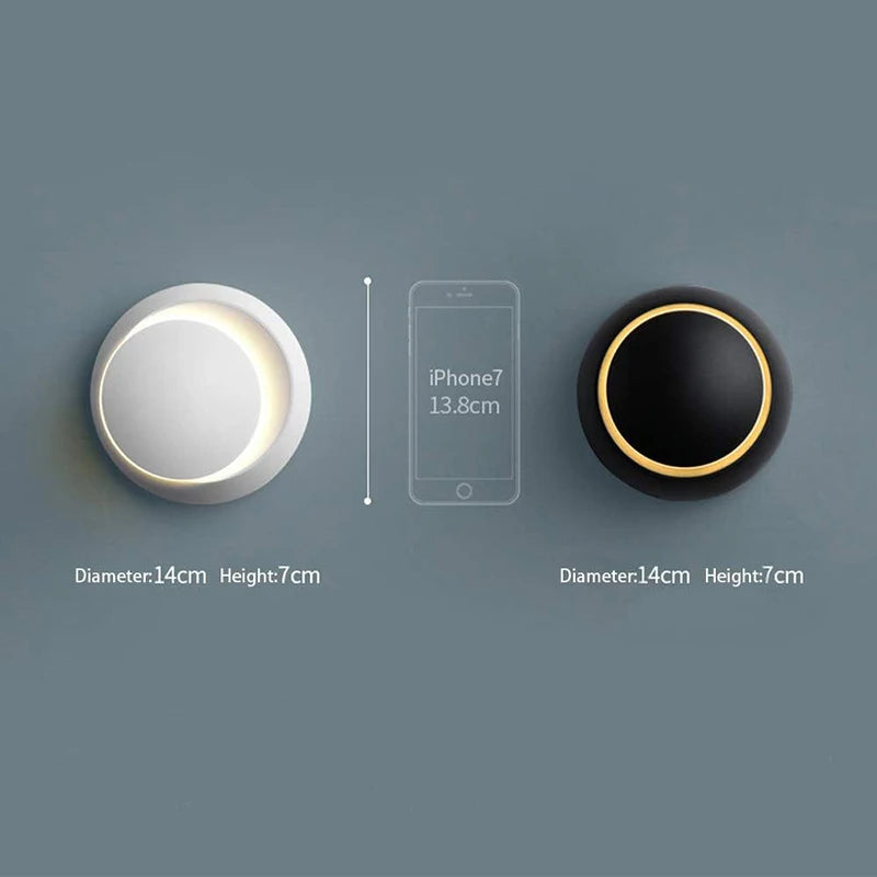 Indoor Lamp Body Touch Switch LED Wall Lamps Bedroom 360° Rotatable LED Wall Lights for Bedside Wall Sconce Lighting Fixtures