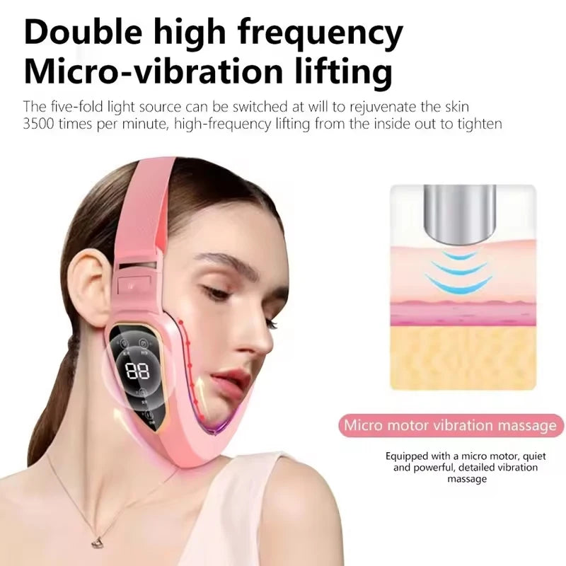 HOT NEW Lifting Massager Electric Facial Massager V-line Face Lifting Slimming Vibration Device Home Use Beauty Tool