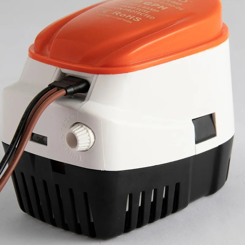 12V/24V DC Automatic Bilge Pump Submersible Marine Boat Pump for RV Yacht - Auto Water Pump