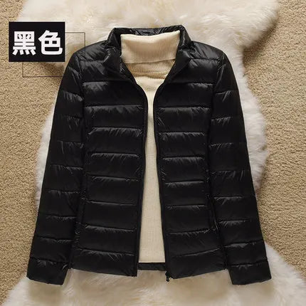 Spring Autumn Women Jackets 2024 Winter Female White duck down Jacket Fashion Ultralight Women Parka Packable Casual Puffer Coat