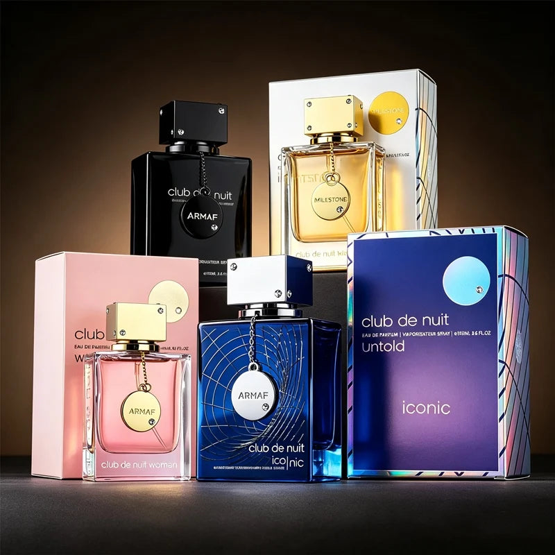 105ml Men Women Perfume Spray Long Lasting Fragrance Woody Floral Scent Square Glass Bottle With Gift Box 5 Colors Optional